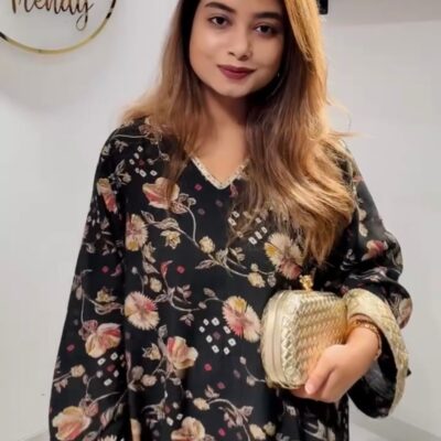 Long Kaftan Black
