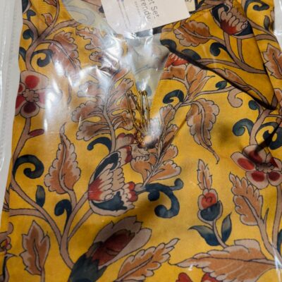 Mustard Silk Kurti