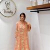 Salmon Pink Joypuri Kurti A-Line
