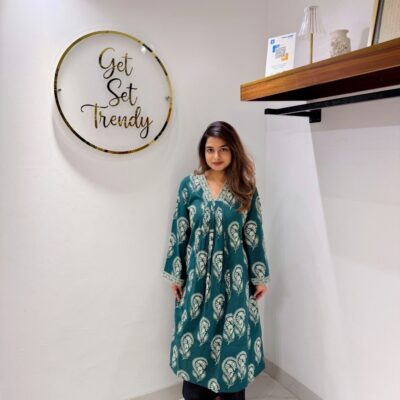 Teal Green Frock