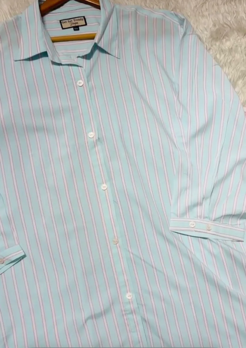 Mint Blue Shirt Strip 855