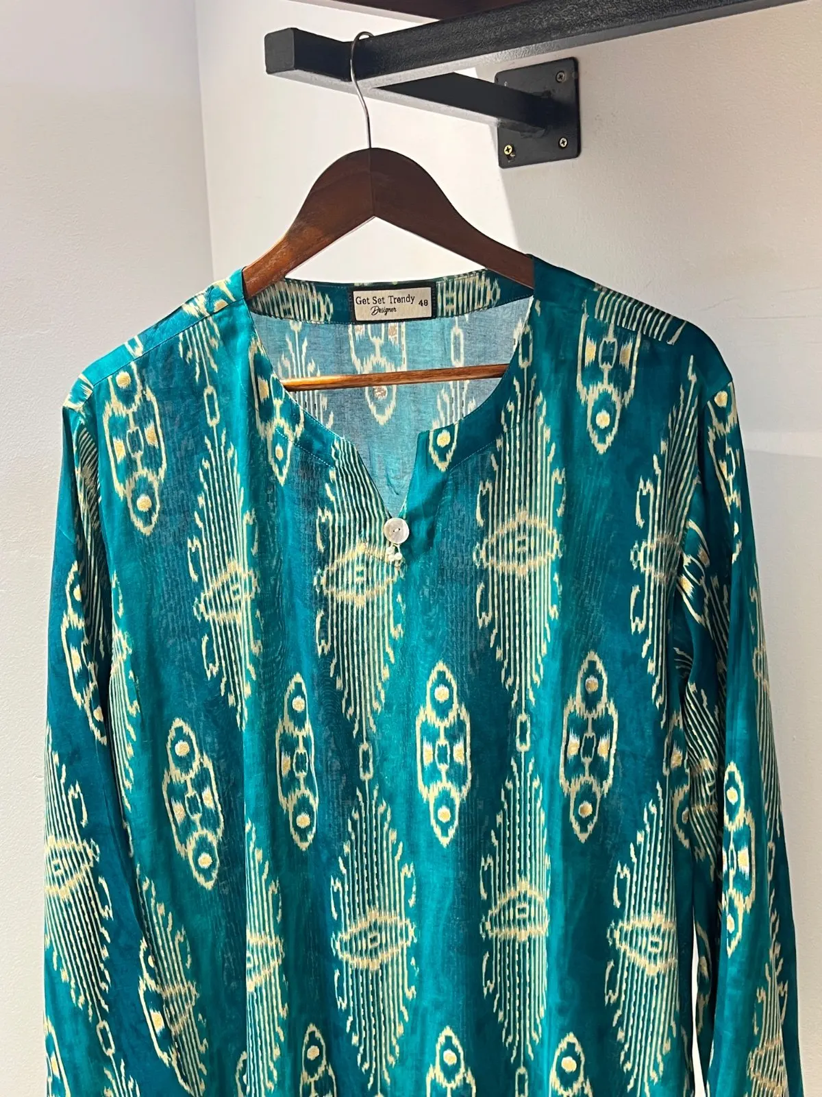 Soft Cotton Kurti Edition Aqua
